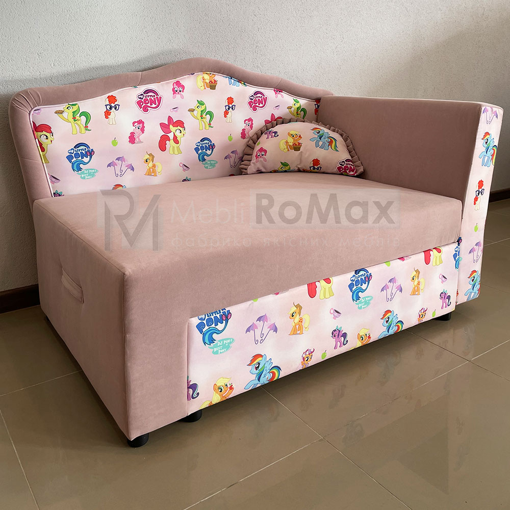 Детский диван раскладной Симба (Simple 3/Little Pony Magic) 80х190
