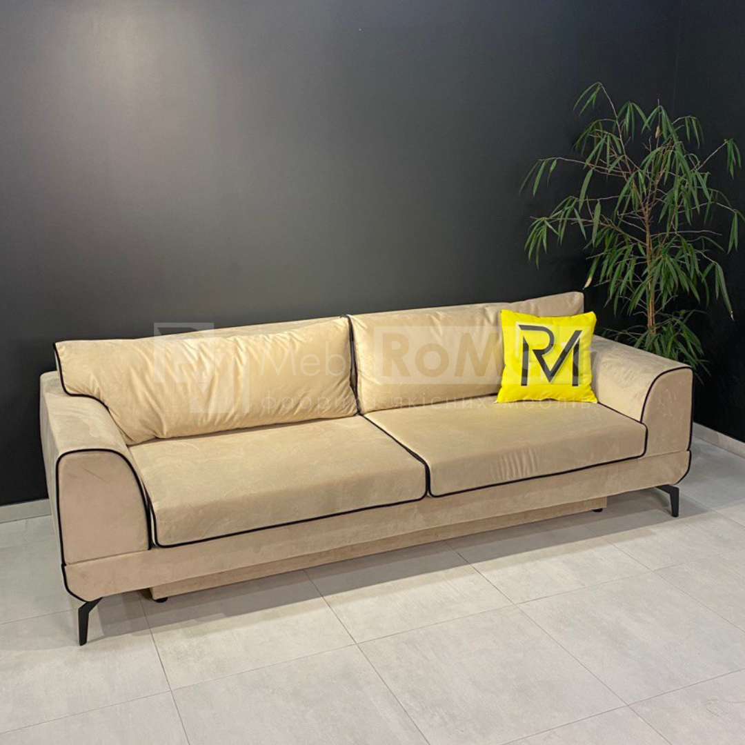 Диван з розкладним механізмом "єврокнижка" Флай (Florida Beige) 160х195