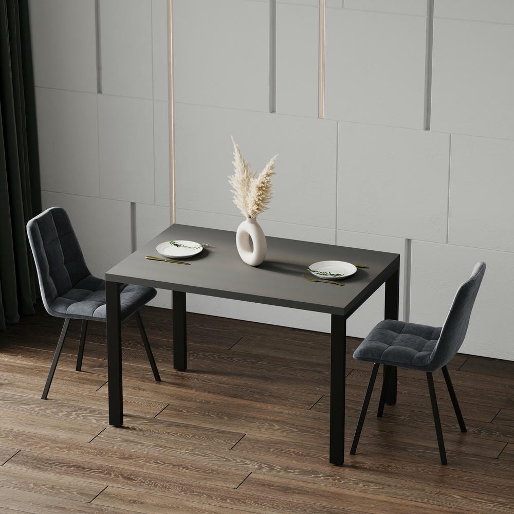 Кухонный стол в Loft стиле "SIMPLE" 90х75х65 из ДСП,металлический современный обеденный стол лофт — изображение 5