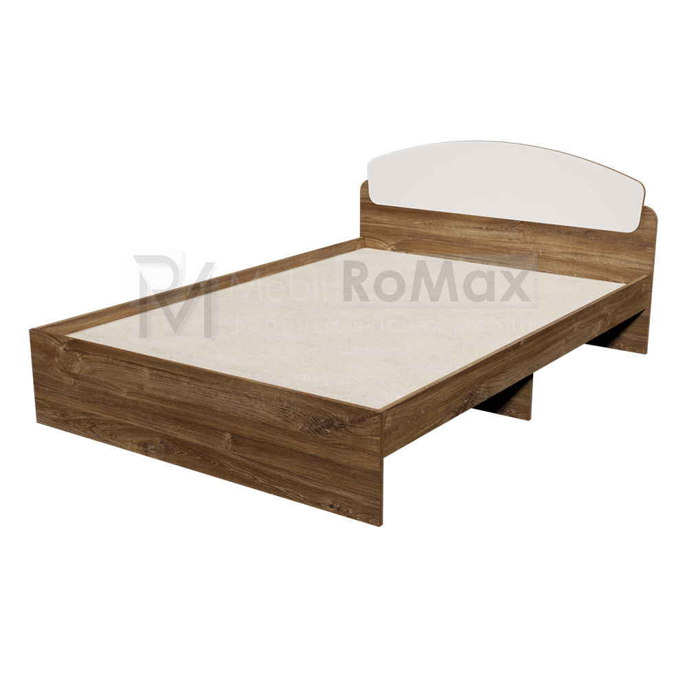 Полуторная кровать из ДСП 120х200 "Luna" без ящиков 124х204х84