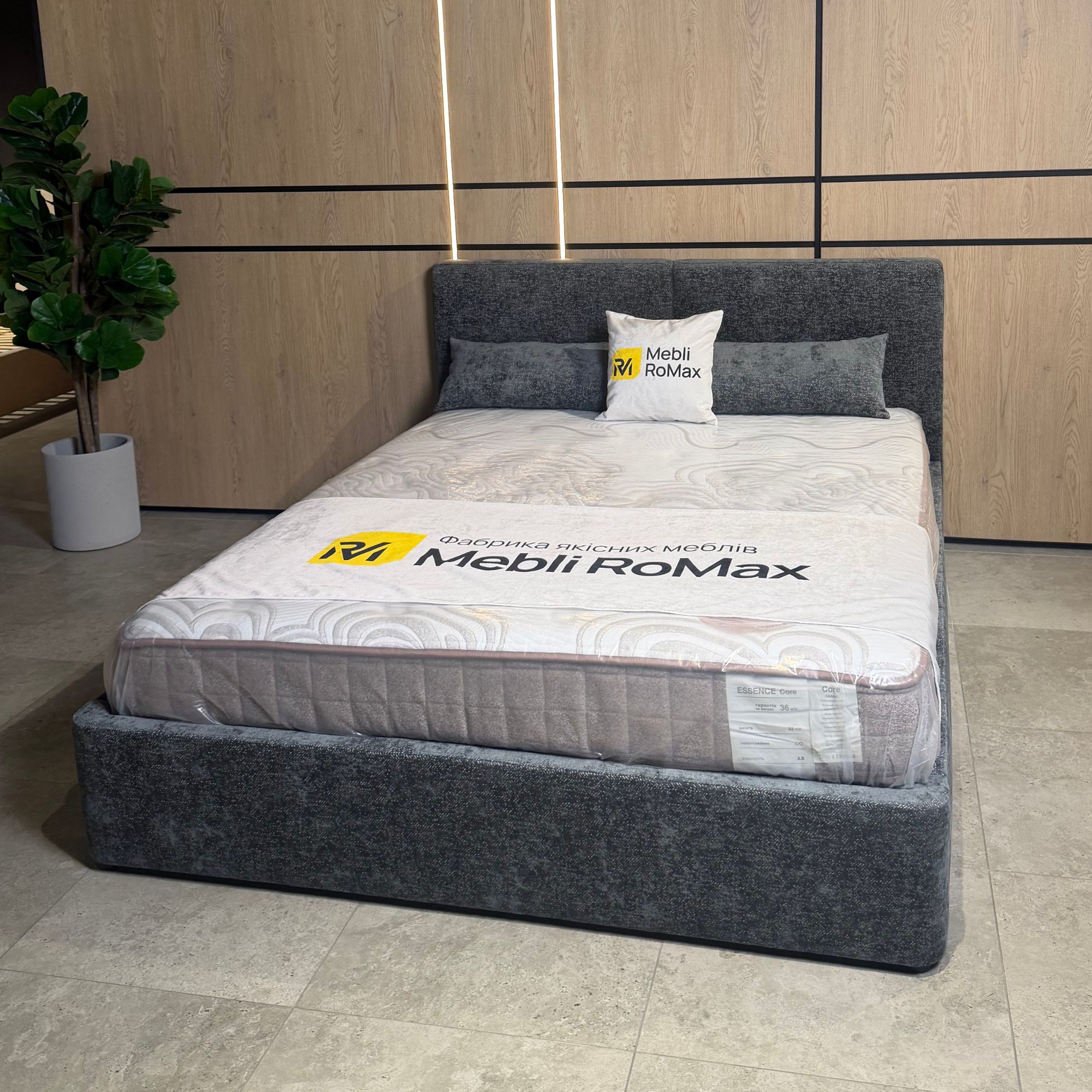 Кровать Сильвия 160x200 (Marbella 501 GREY) — изображение 2