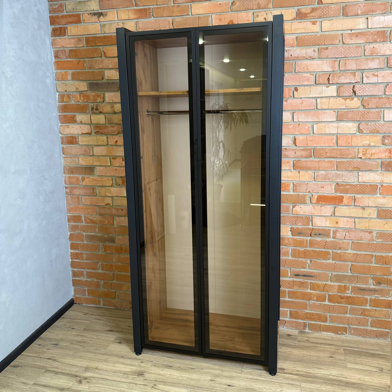 Шафа 2Д LOFT Скло